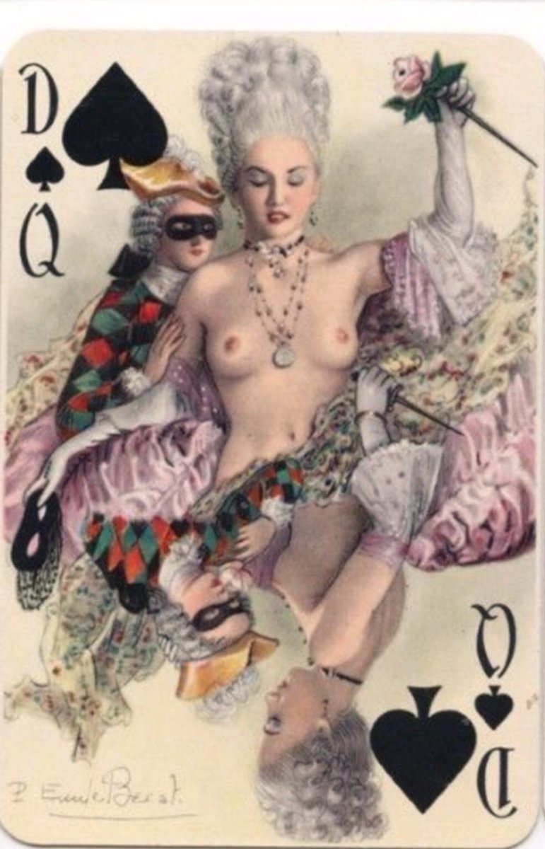 Vintage Nude Playing Card Deck.