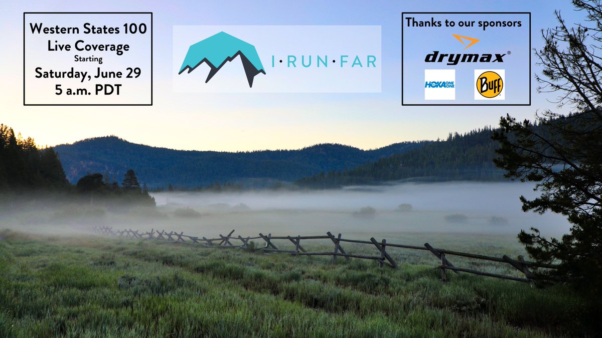 The 2019 Western States 100 starts in 12 hours. Be sure to follow our live coverage on Saturday. i-rn.fr/19WS100-Live #WS100

Retweet to let your friends know!