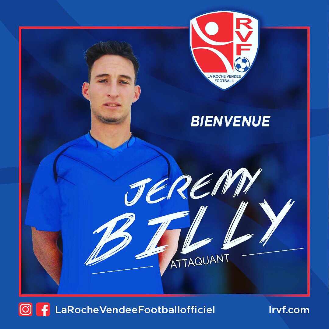 LaRocheVF's tweet photo. #mercatoLRVF 🔴⚪️
Jérémy Billy s’engage à La Roche Vendée Football ⚽
Bienvenue Jérémy 👍🏼
@Actufoot85 @OuestFrance85 @LePaysYonnais @OuestFrance
@LigueFootLFPL @footnational
#lrvf #RVF https://t.co/8ibuzIowVW