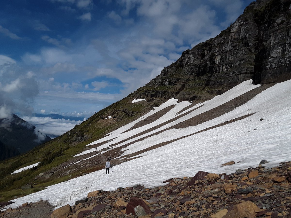 LinNoOne's tweet image. Did I mention that the views here don't suck? @GlacierNPS #HiddenLake