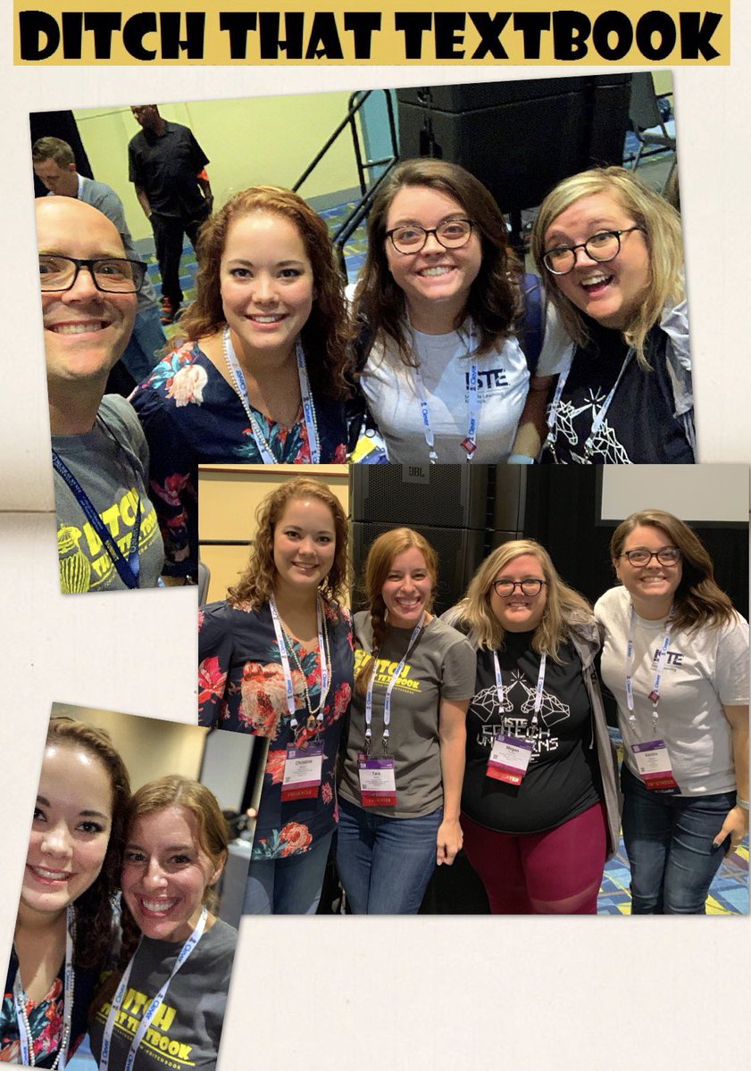 Ms_Morgan15's tweet photo. I’m VERY grateful to have had the opportunity to meet the amazing @TaraMartinEDU in person for the 1st time & see @jmattmiller again!
Thank you so very much for being such an inspiration! I’m lucky to know & connect with y’all! ♥️
#kirkROAR #ISTE19 #TGIEdTech #DitchPanel https://t.co/4KpsWHiAwK
