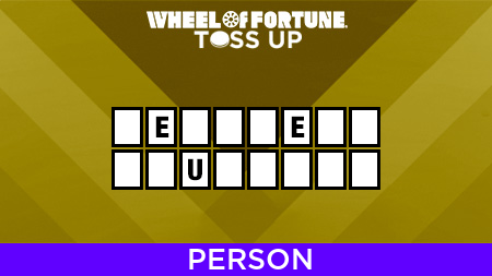 WheelofFortune's tweet image. It's your last Toss Up of the week! #WheelOfFortune