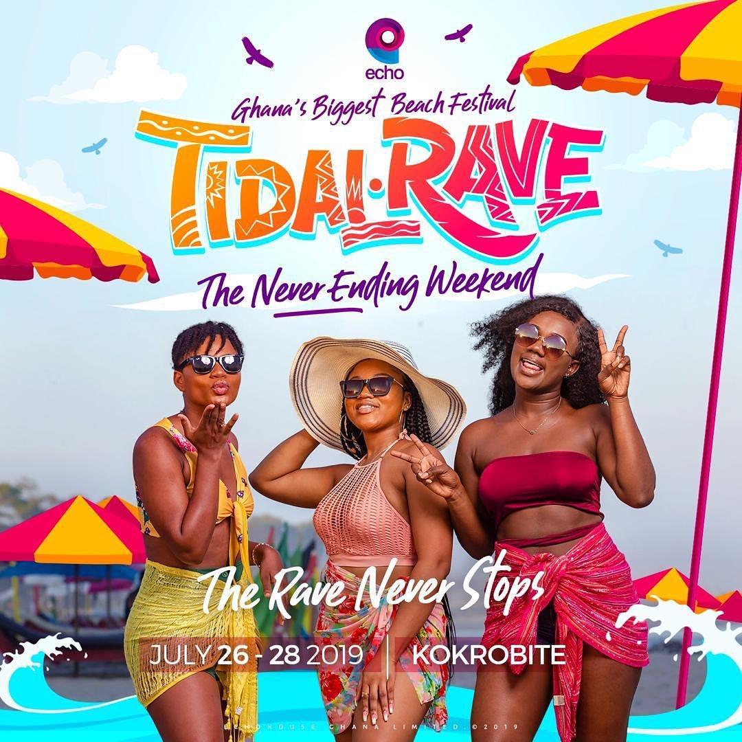 OmarSterlingJr4's tweet photo. Hmm so the biggest beach concert which is now a festival.... will commence on the 26th july - 28th july....pls pls pls and pls again eiii pls pls pls ooo pls don't miss dis edition
#neverendingweekend
#tidalrave2019
#thisisecho https://t.co/DeeHYMZHl5