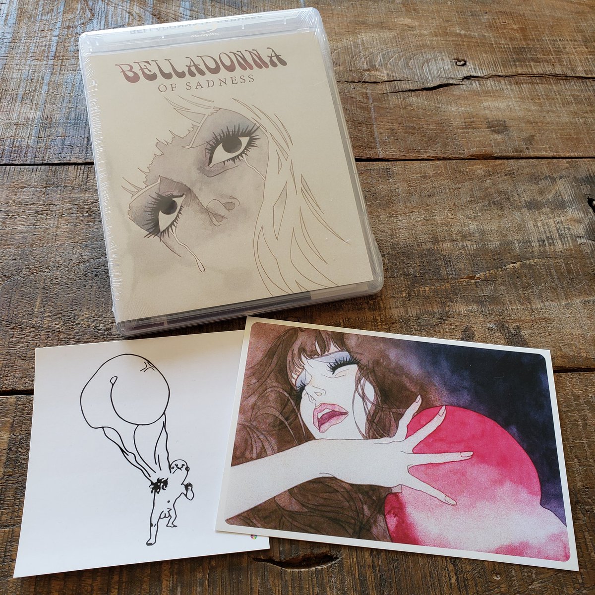 isavefilms's tweet photo. Packing up a copy of BELLADONNA OF SADNESS. Order directly from @arbelosfilms and I throw in some nifty extras you can't get anywhere else.
#anime #4krestoration #DickPunchMan #artcard #sticker https://t.co/IiMNbkRe94