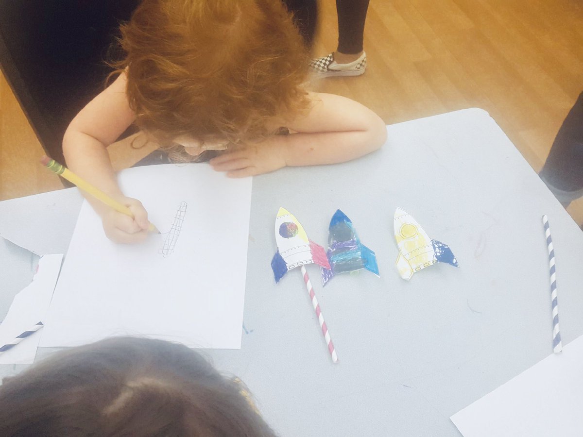 experentiadocet's tweet image. Summer of STEM has begun with my @stemkidsnyc #STEMPreK program, “To Infinity And Beyond!” Young Aeronautical Engineers made straw rockets to blast off our Day 1! #stemkidsnyc