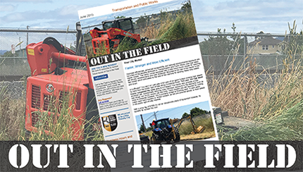 SR_PublicWorks's tweet photo. Newest Edition of OUT IN THE FIELD is Here!!!
Out in the Field is Transportation and Public Works E-Newsletter. 
In this issue:
* Pavement Projects
* Infrastructure Recovery Projects
* New Equipment
and so much more!
https://t.co/rQ4ez0Diu9
#SRPublicWorks #OurRoads #YourCityWorks https://t.co/TodE3qRhbt