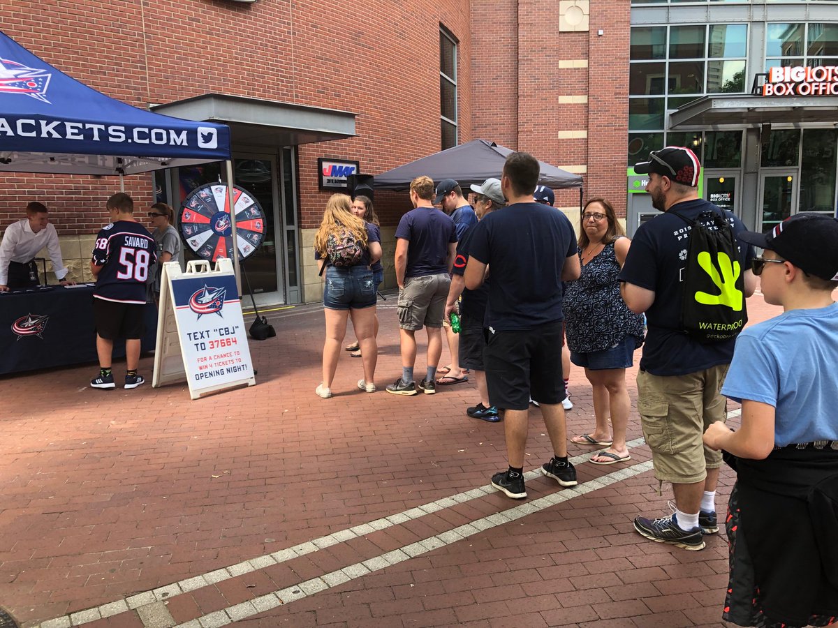 Riles2011's tweet photo. Starting the weekend with #CBJ Block Party &amp; 3v3 Tournament. https://t.co/r8rP2tP5xb