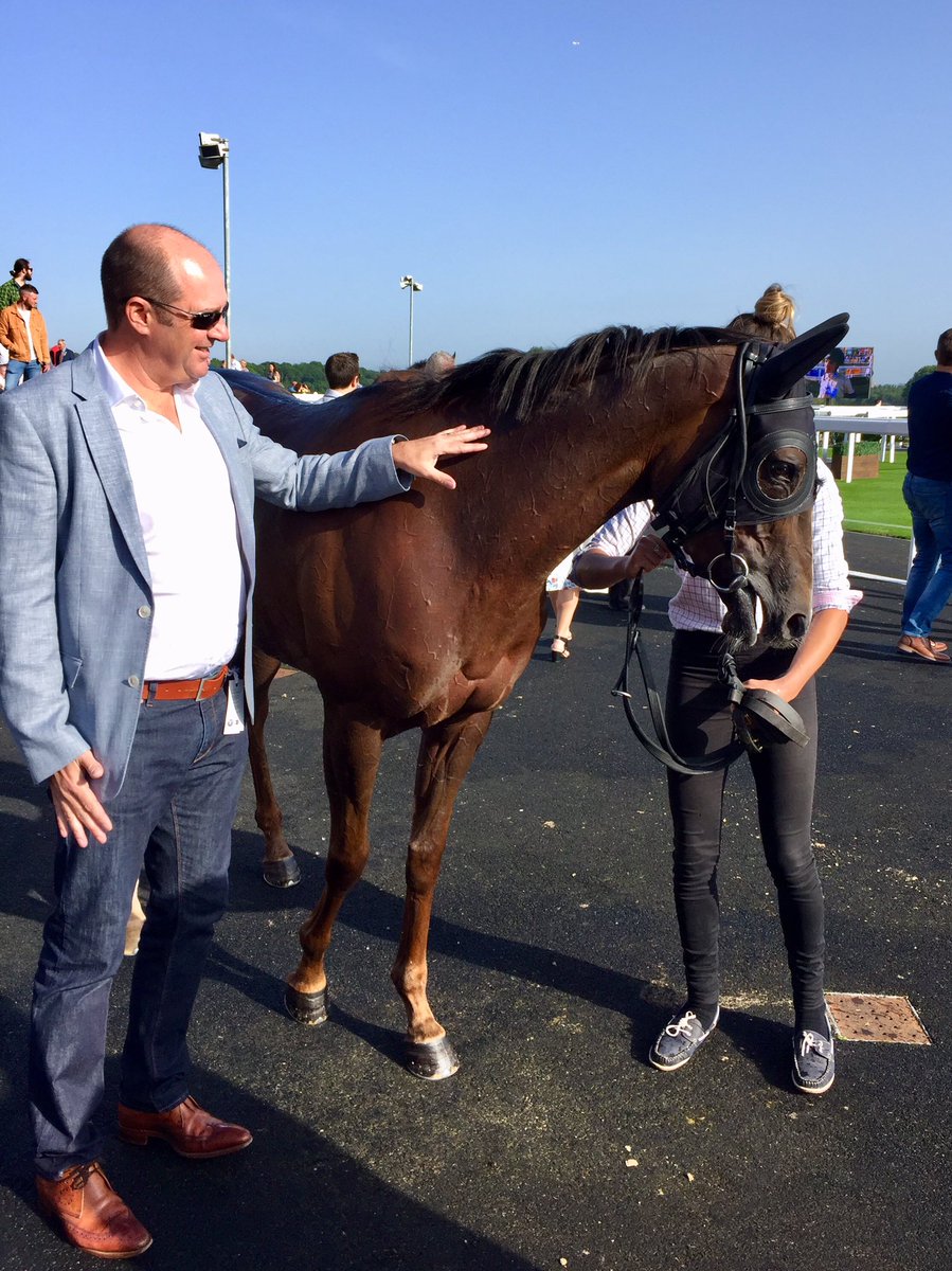 HambletonRacing's tweet photo. It’s a second win of the season for Dandy’s Beano @NewcastleRaces this eve under a good, positive ride from @StottKevin Well done to the whole team @kevinryanracing and congratulations to her owners 🐎🥇🍾 #doublesup #flyingfilly https://t.co/9uVDBK8LFD