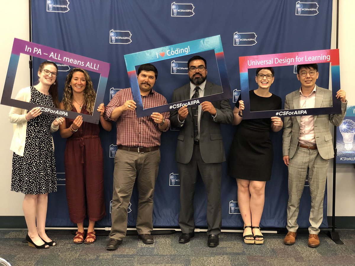 sanaya23's tweet image. Excellent time at the #CSForAllPA summit!