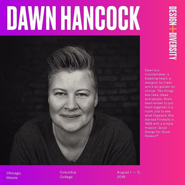 plusdiversity's tweet photo. So thrilled to welcome @dawnhancock to the Design + Diversity speaker family! Get your tickets today at https://t.co/OyrgdWnAKa #designplusdiversity #DplusDcon https://t.co/c19QiZu7Hf