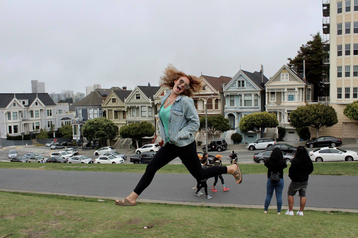 caylaguz's tweet photo. adventure is my middle name #MurderMystery  #AlaskaHappyHour #SanFrancisco https://t.co/mfcORKCTJU