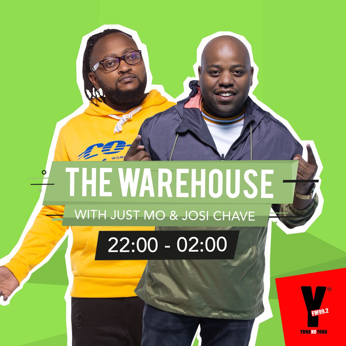 Bringing the party to you right now is the #TheWarehouse with <a href="/JustMo_DJ/">Moleke Sekukuni</a> &amp; <a href="/JosiChave/">Madimetja</a> #HouseMusic all night long! 🔊