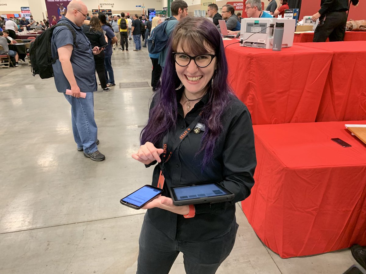 (Spellman) Sometimes, one screen just isn’t enough for the ODE lead. #MTGDFW