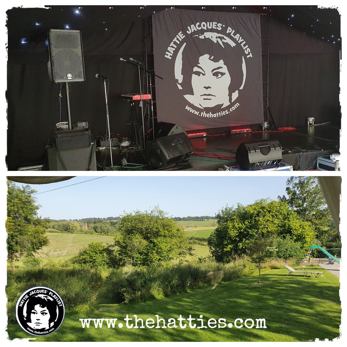 We love what we do and get to play some special places and meet lovely people - today we had a very early set-up for a very special party tomorrow night ...its going to be HOT HOT HOT......
Book us for 2020 while you can
thehatties.com