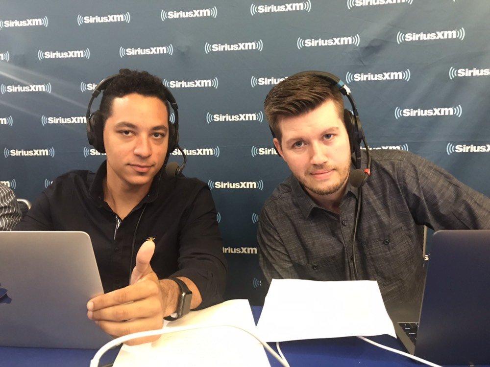 SiriusXMFantasy's tweet photo. .@MLora and @loughy of @Awesemo_Com conclude our live coverage from the #FSGASummer19 conference! https://t.co/goK5YFIwS8