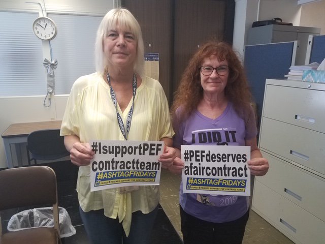 NYSPEF's tweet photo. Here is #PEF Division 190 Tax &amp; Finance #UnionStrong and showing support and unity with the PEF Contract Team! 
#FamiliesSupportPEF #IsupportPEFcontractteam #PEFdeservesafaircontract #GivePEFaContractNow #RealSupport #ContractStrong https://t.co/AQxKXY18Ne