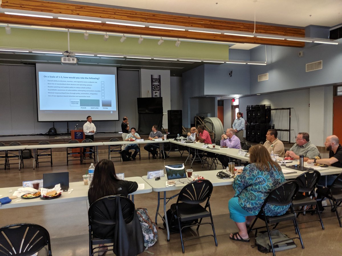 ConvergeOne at CIATG today. Zero hour attacks. Endpoint detection and response.  Solutions. Thank you Zeina, Garret, and team for the great talk and lunch! @CETPA <a href="/joshjusd/">Joshua Lewis, Ed.D.</a> <a href="/maggiebunten/">Maggie Bunten</a> <a href="/mattpenner/">Matt Penner</a> @Converge_One