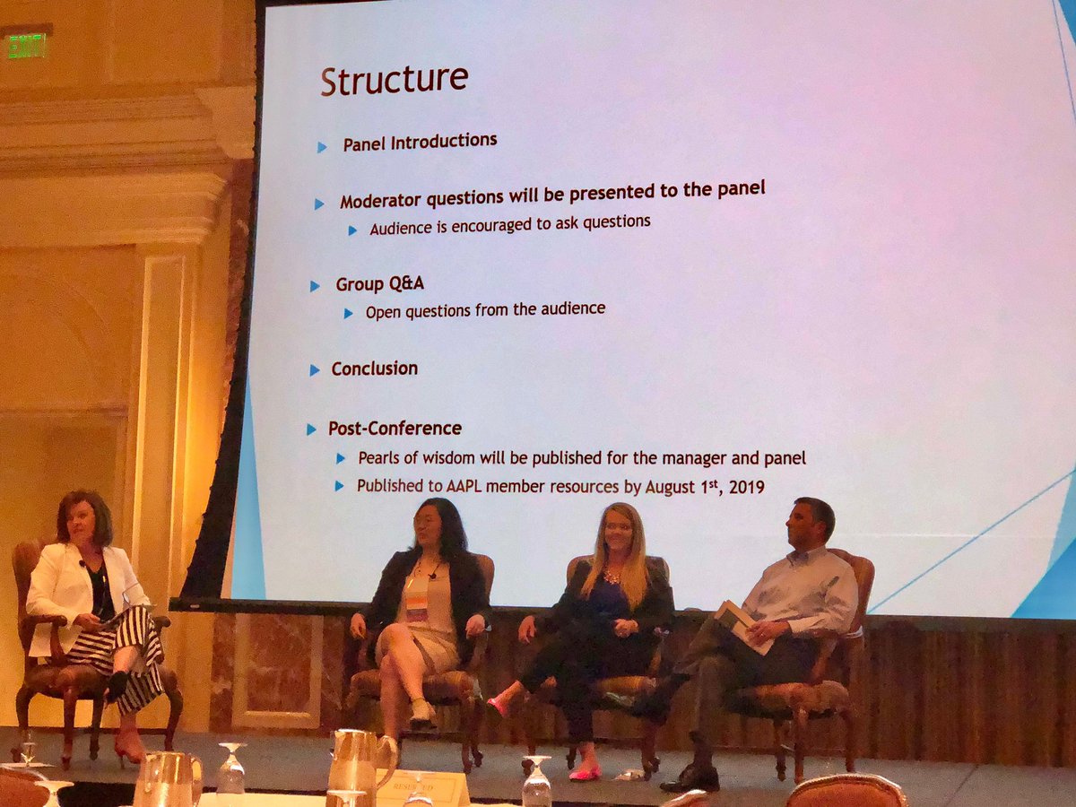 AshAlexander44's tweet photo. Thoroughly enjoyed the opportunity to collaborate with @JamesFinnen and Annie Pankiewicz this morning as the liaison panel for @AAPL_Network managers at #AAPLSLC2019! Such a wonderful educational experience for us as panelists along with attendees! https://t.co/nmcAUpAaQv