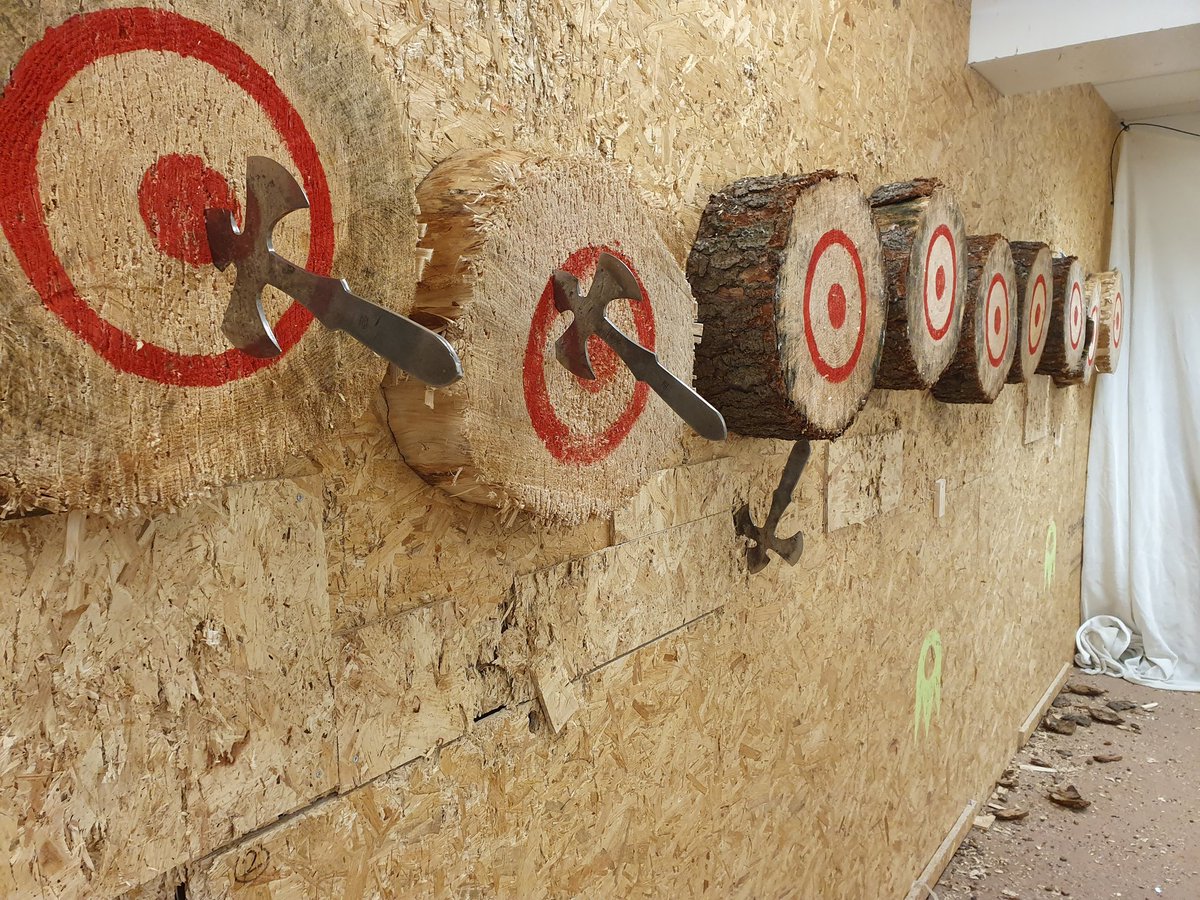 Me an the Mrs had a great afternoon at <a href="/MonsterVenture/">Monster Adventure</a> firing arrows and throwing axes, cheers guys 👍🏻