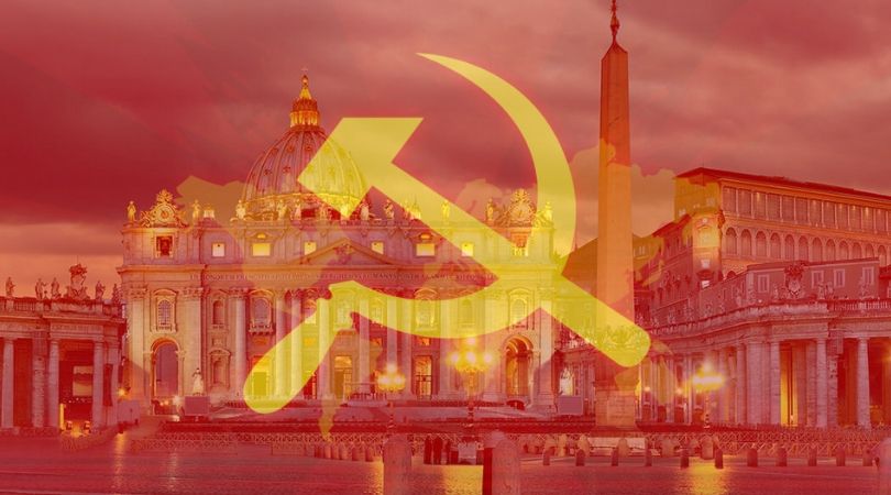breadpromised's tweet photo. The Bread Promised At Capernaum: Communist Ideology in the Vatican https://t.co/ucJS76EYE6 https://t.co/SSoGden8jj