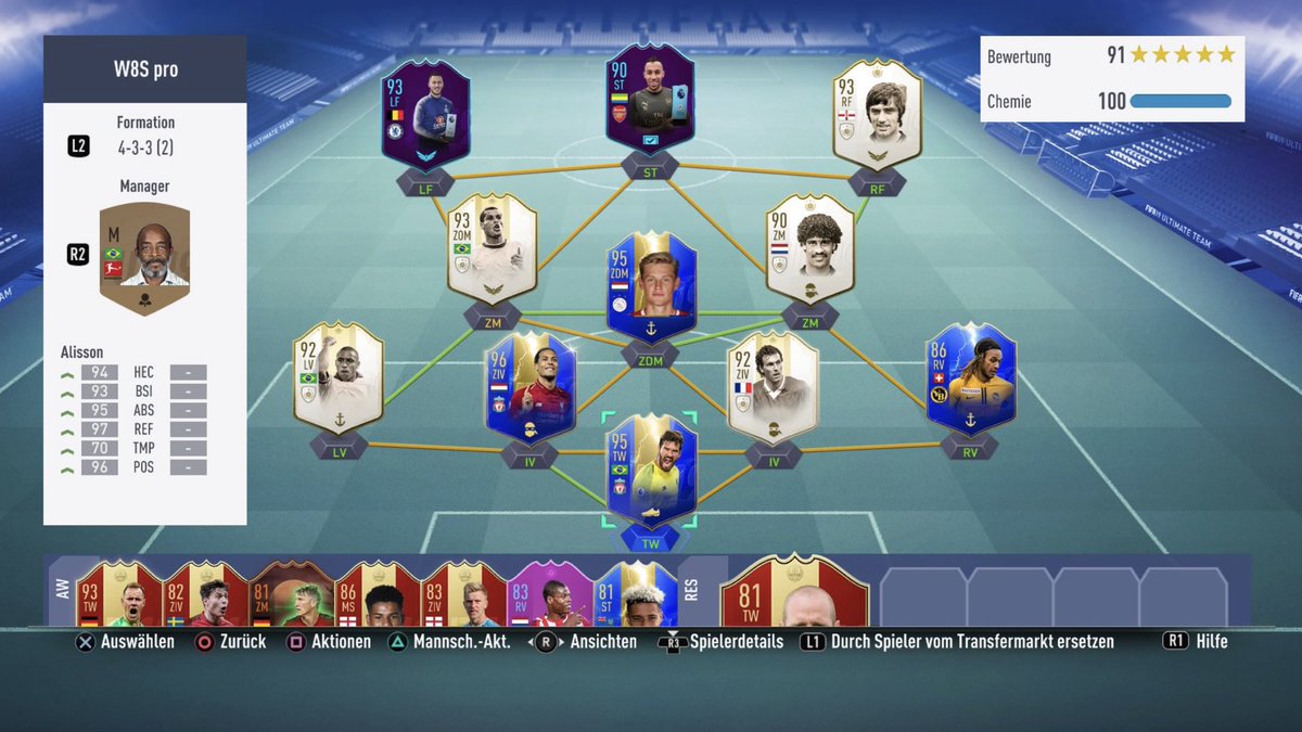 #SheeshTeam Hey yaya, ich habe noch 1,1mio. Alles ist untrade ausser alisson. Ich danke schon im voraus für die verbesserung. Grüsse aus der schönen Schwiiiiizzz🇨🇭 #PS4share ingame spiele ich 4-3-3(3)