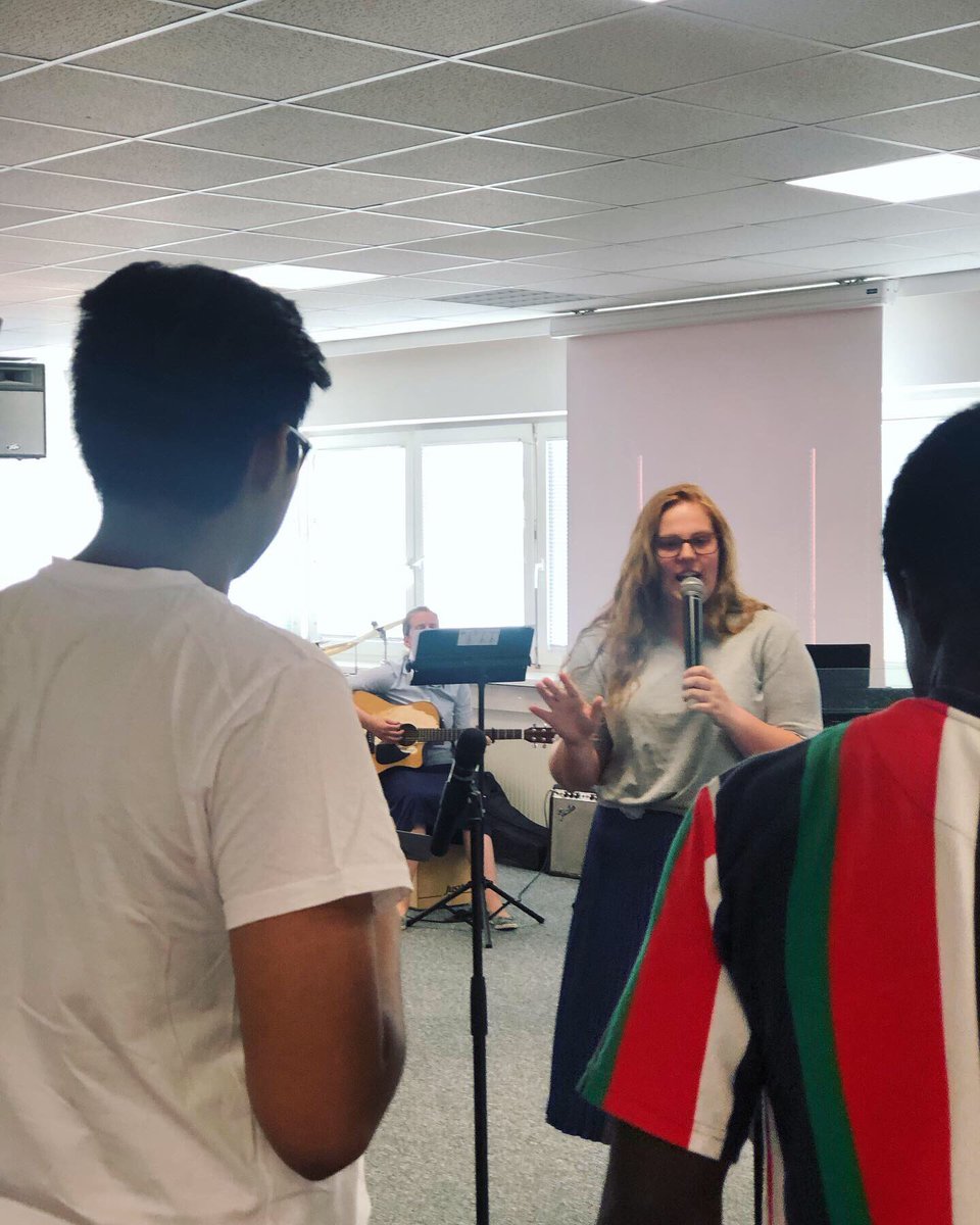GSNHyphen's tweet photo. Incredible first Hyphen service! We heard from 3 of our Hyphen Ministers; Sis Hillary spoke about having your confidence in God, Bro Abiye reminded us to “Feed His Sheep” and Sis Carol wrapped it up with what being Hyphen is all about!! 

#wearehyphen #GSNhyphen https://t.co/SwbNg5VKBF