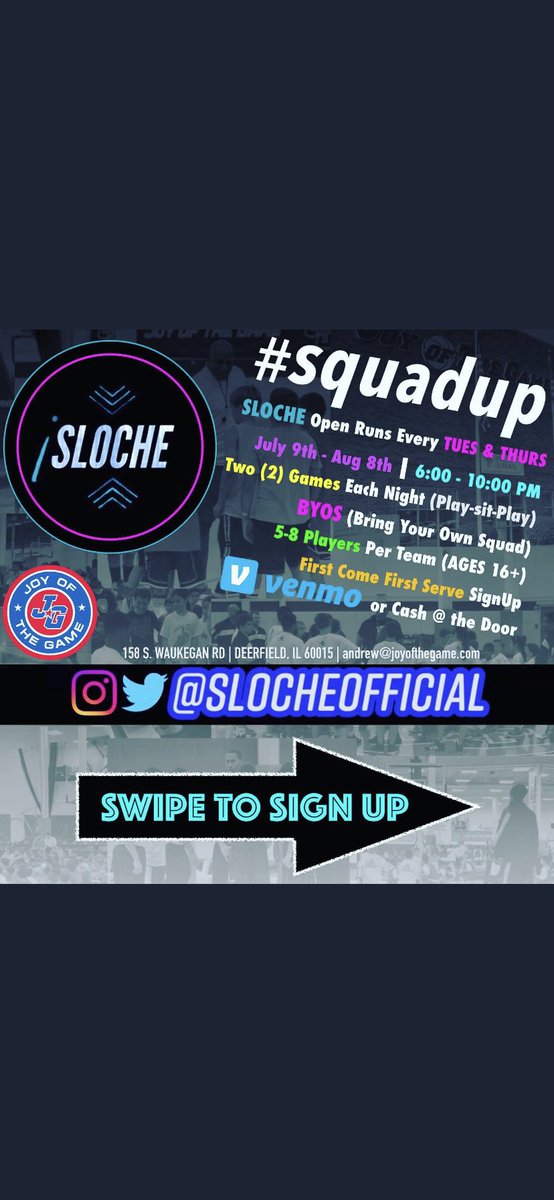 NSSW_JG's tweet photo. Registration is live..don’t wait, you may just miss your spot 👀 

What do you say @SlocheOfficial?!? Let’s get it POPPIN’❗️❗️ https://t.co/9JFE9oXRR3
