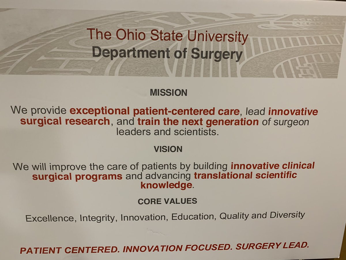 timpawlik's tweet photo. Thanks to @OSUCoachMeyer for joining @OSUSurgery for the roll out today of our BOLD DoS Strategic Plan at THE Ohio State @OSUWexMed. We are #leadingtheway by being Patient Centered. Innovation Focused. Surgery Lead. #solvethemystery Go Bucks! https://t.co/cuPWHQsiJU