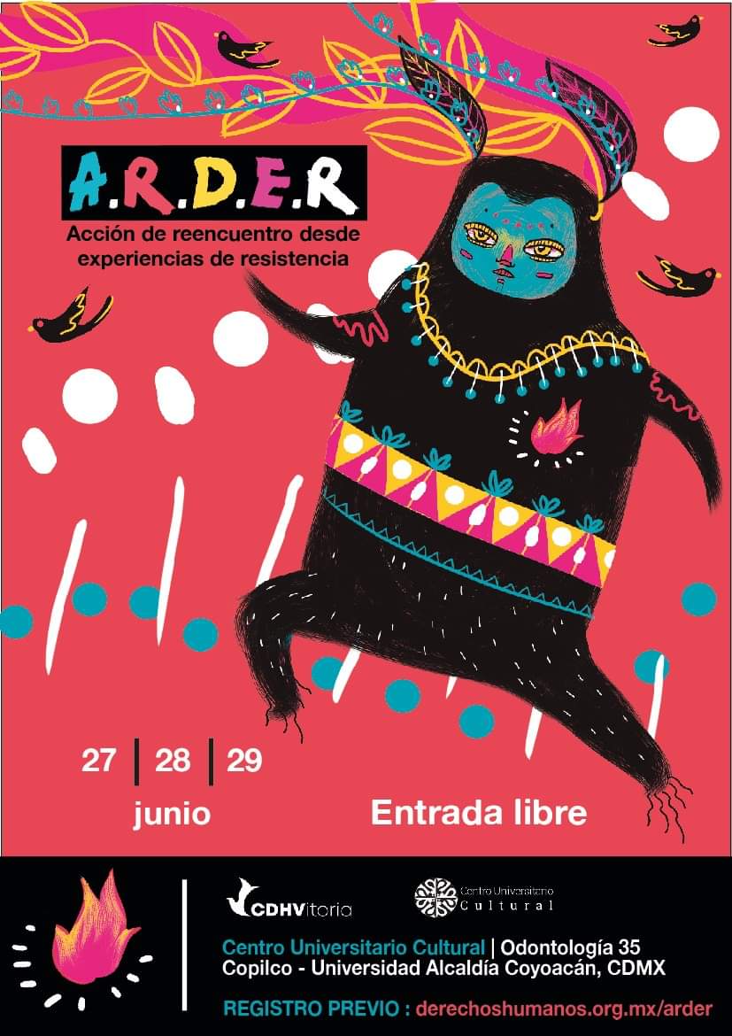 . <a href="/alejandraemeuve/">Alejandra Eme Vázquez</a>, <a href="/tesiture/">Teresa Rodríguez de la Vega 🇵🇸 🍉</a>, <a href="/xochketz/">Ketzalli Rosas</a> y yo llevaremos #SuCuerpoDejarán al Encuentro #ARDER, organizado por @CDHVitoria. 

Hablaremos de lo que hemos hecho <a href="/KajaNegra/">kajanegra.bsky.social</a>, <a href="/PeriodicoSenora/">El Periódico de las Señoras</a> y <a href="/EnjambreLitera/">Enjambre Literario</a>

El trabajo colectivo también es resistencia.

Nos vemos a las 17:30 h.