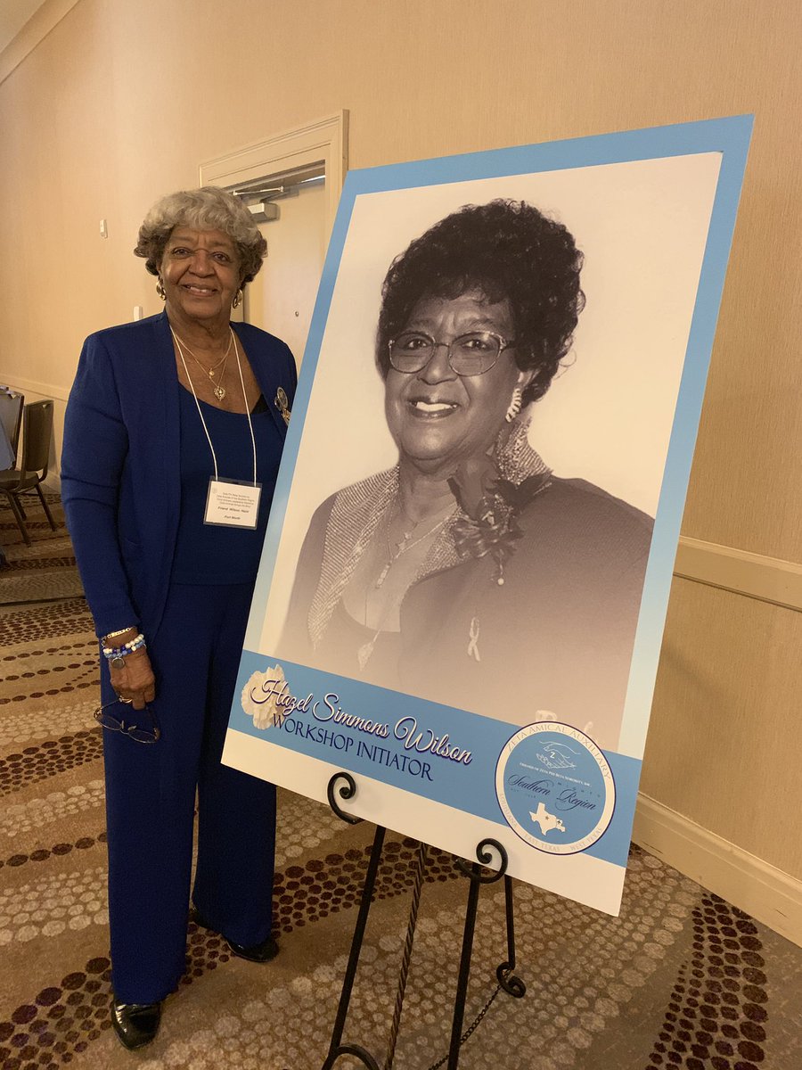 FortWorthZetas's tweet photo. The Zeta #Amicae of Fort Worth are having a great time during Day 2 of the Zeta Amicae Southern Regional Leadership! 

Fun fact: the lead organizer for the very first workshop was none other than #FortWorthZetas Soror Hazel F. Wilson. 💙 #ZPhiB #ZetaAmicaeFW https://t.co/Ay5ihBFPQE