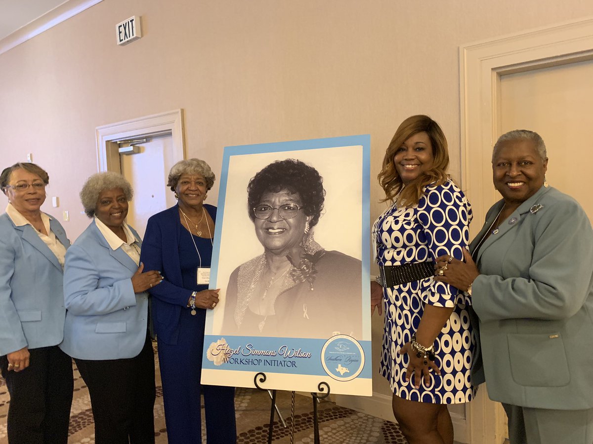 FortWorthZetas's tweet photo. The Zeta #Amicae of Fort Worth are having a great time during Day 2 of the Zeta Amicae Southern Regional Leadership! 

Fun fact: the lead organizer for the very first workshop was none other than #FortWorthZetas Soror Hazel F. Wilson. 💙 #ZPhiB #ZetaAmicaeFW https://t.co/Ay5ihBFPQE