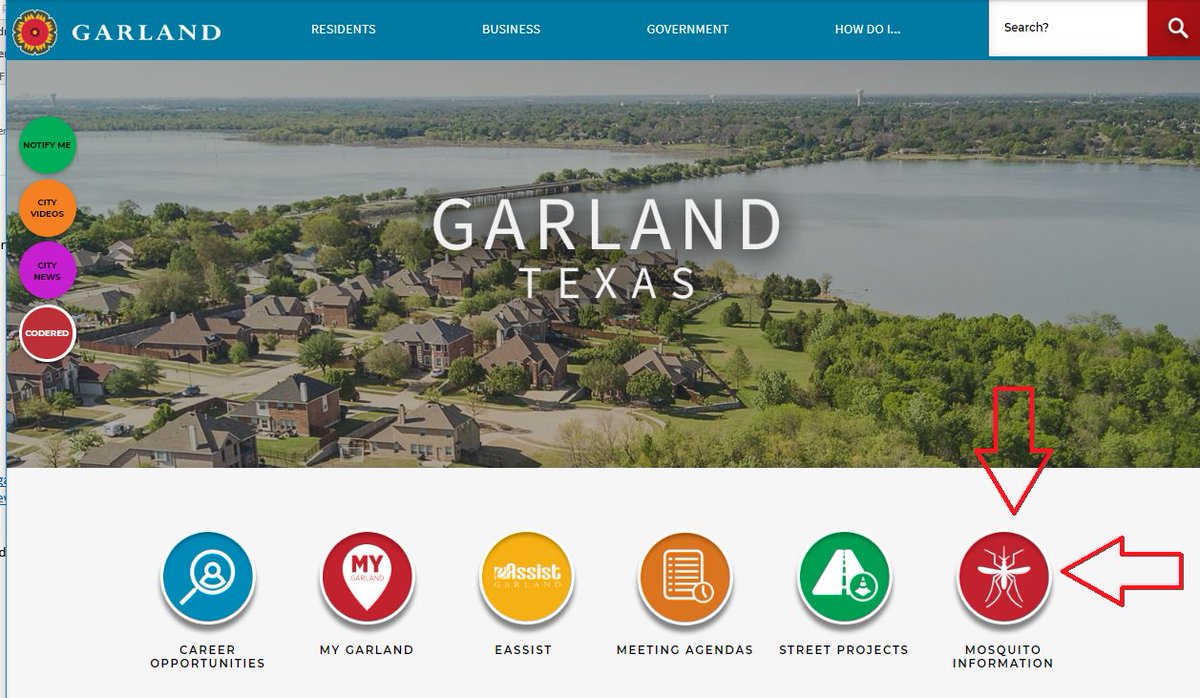 A 2nd case of West Nile in mosquitoes has been confirmed in the 3400 blk of Shoreside Dr (just off Rowlett and Roan Rds.) Spraying will take place tonight &amp; Monday. For details go to Garlandtx.gov &amp; click on mosquito info button or this link: bit.ly/2KKMEHO
