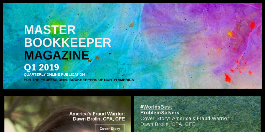 dawnbrolin's tweet photo. I am still so thrilled and honored to have made the cover of Master Bookkeeper Magazine. You can learn more about my journey that brought me to where I am today. 
#accounting #rollingwithbrolin #teambrolin
https://t.co/fkyphoPe6S https://t.co/FcUmrYhlJ8