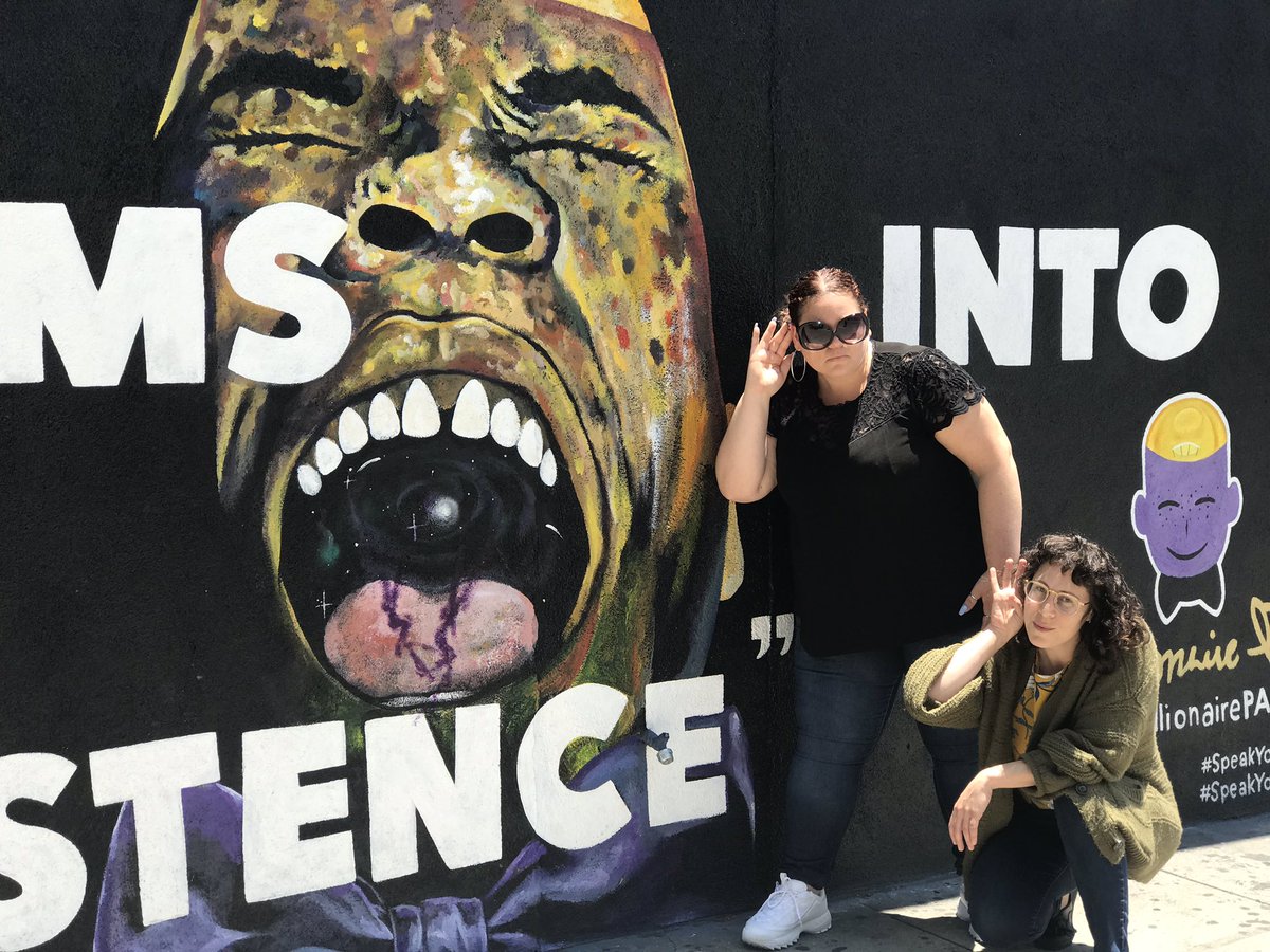 czamani's tweet photo. SCLN excursion #4thewin #sclnetwork  #scln2020 #DTLA @SCLN https://t.co/j7etCzhJPE