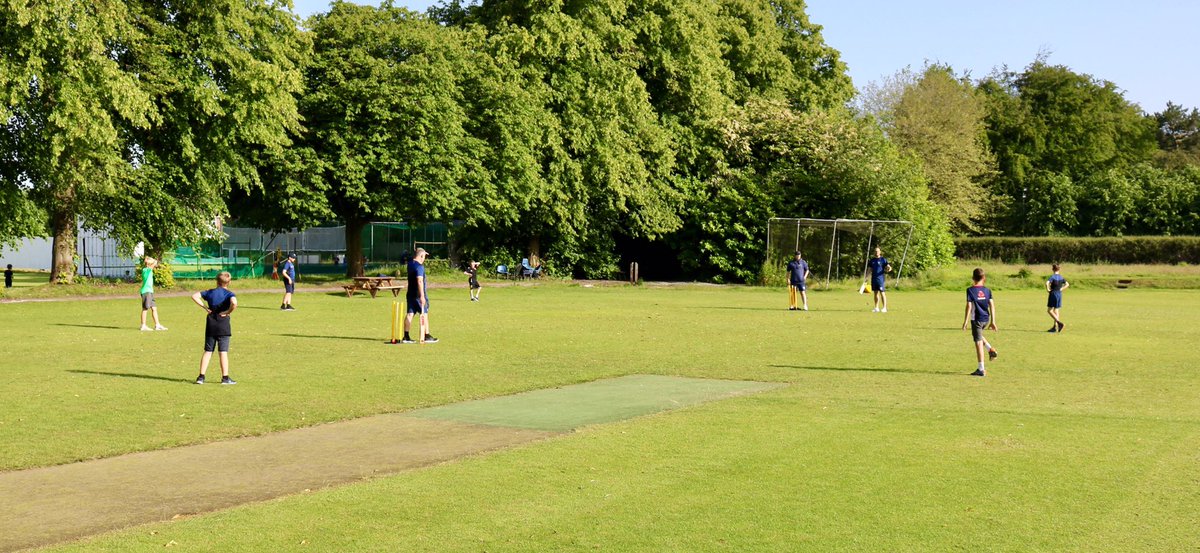 MaccCricketAcad's tweet photo. Some pictures from this evenings U11’s session. Coaches using the nets and outfield to work on a number of areas including backing up. 1st XI keeper @Crossbow9 helping out trying to find the next @TomMoores23 #fielding #save30runsagame #alwaysinvolved https://t.co/ZtGw7vv6oS