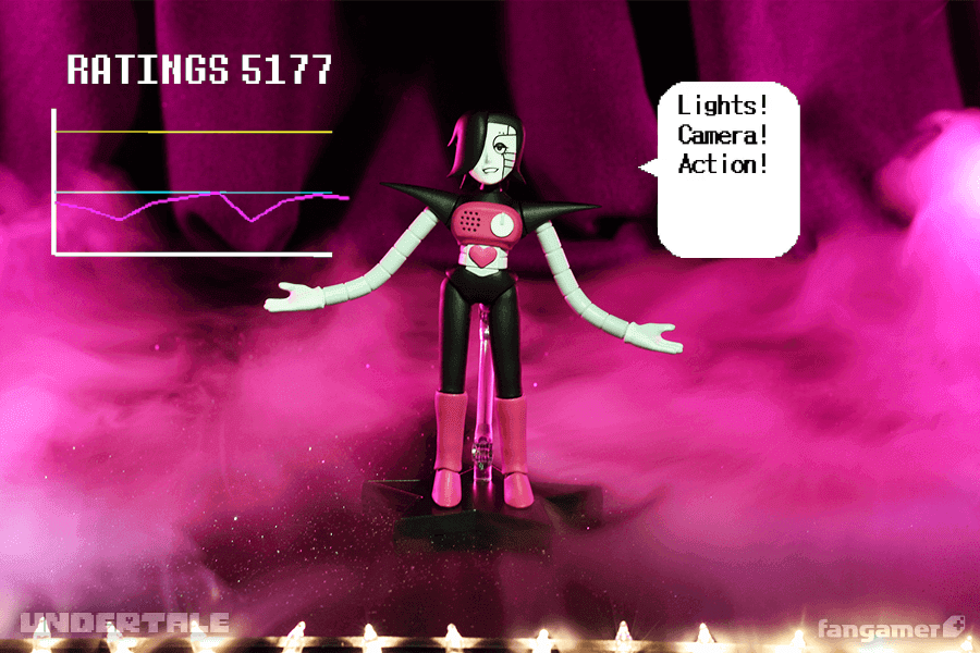 Fangamer's tweet photo. Just some of the star turns available to you when you pick up our Mettaton EX posable figurine.

Shipping now: https://t.co/zOcNo369Ha https://t.co/LL4YeXi6Fv