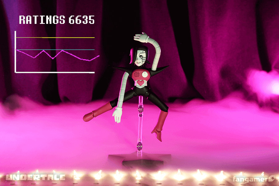 Fangamer's tweet photo. Just some of the star turns available to you when you pick up our Mettaton EX posable figurine.

Shipping now: https://t.co/zOcNo369Ha https://t.co/LL4YeXi6Fv