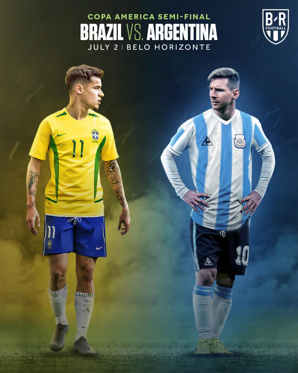 B R Football On Twitter Brazil Vs Argentina Copaamerica Semi Final Classic Rivalry