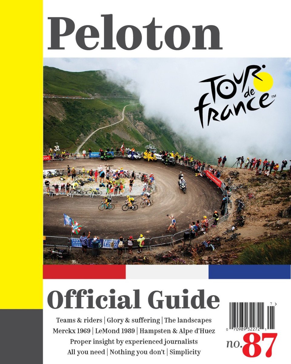 pelotonmagazine's tweet photo. The Tour de France is only 8 days away! There's still time to get your official Peloton Tour Guide before the Grand Départ in Brussels on July 6th. Order directly from us (https://t.co/a8Q4078fdc) or visit any U.S. Barnes and Noble
#LiveLoveRideRepeat https://t.co/4qBNTuQXhw