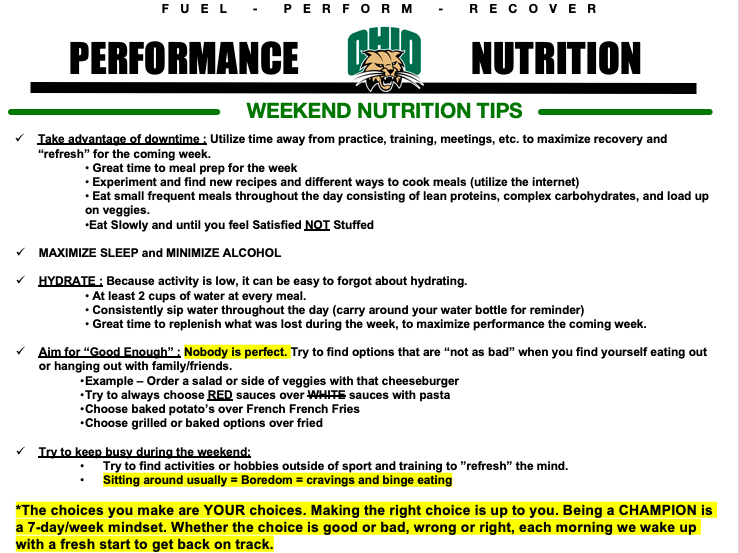 BobcatStrength's tweet photo. With the weekend and holiday week approaching, take a look at some tips to maximize your recovery while still enjoying your time off. 💪 https://t.co/8S0m9DF6BY