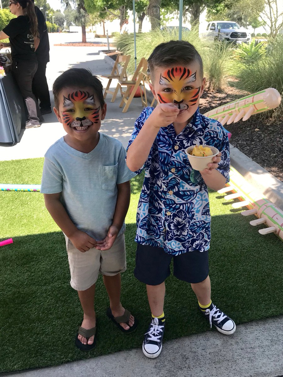 ECOSCleans's tweet photo. "Take Your Kids to Work Day" at our Cypress, CA facility was tons of fun with amazing weather! The kids enjoyed hula hooping, the limbo, face painting, bounce houses, snow cones and so much more! #FrYAY #ECOS #TeamECOS https://t.co/S0txAJA2xj