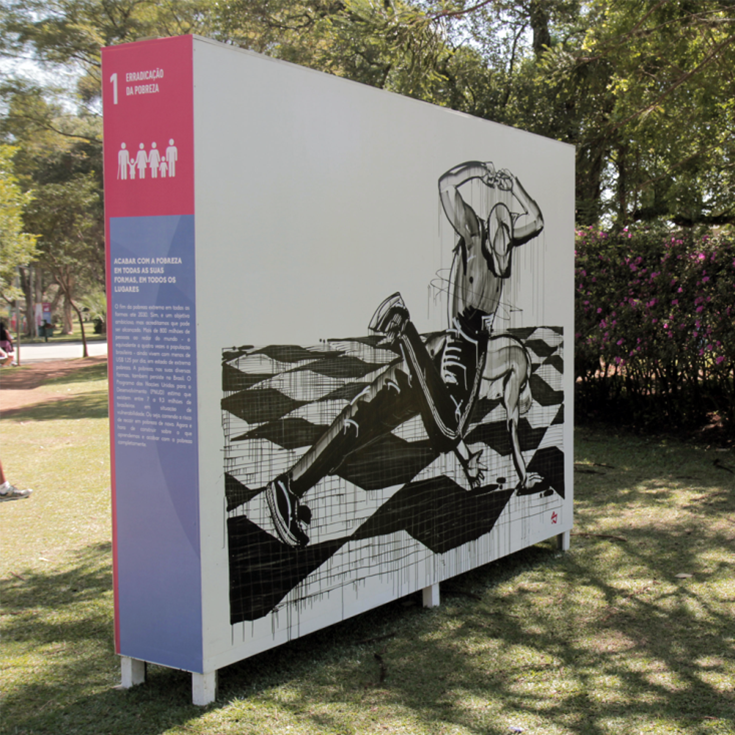 Nosso grande artista da sessão ODS de hoje é o Kadu Doy que representou com maestria a primeira ODS que busca acabar com a pobreza em todas as suas formas, em todos os lugares.
Parabéns pelo seu trabalho, Kadu! 
Nos vemos sexta que vem com mais uma grande representação artística