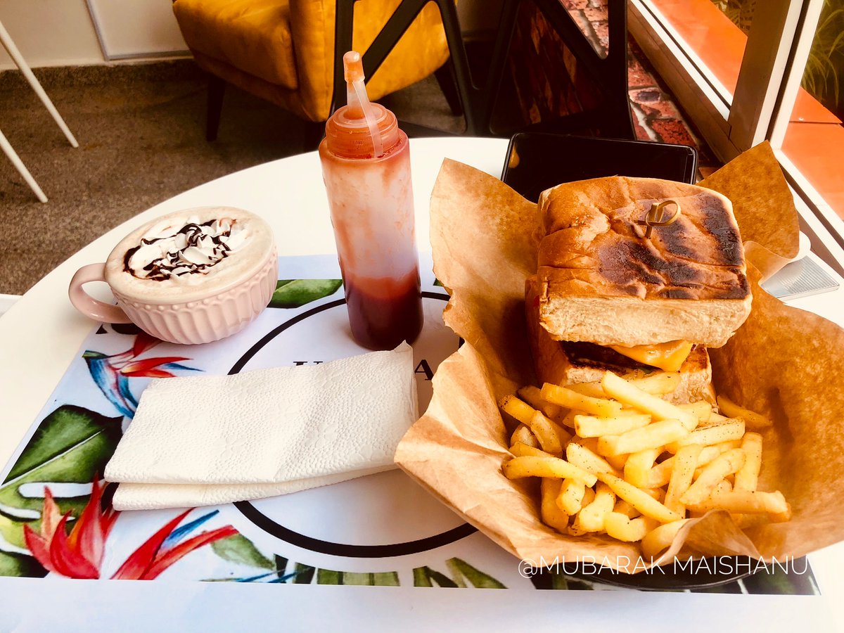 Mubarak_Maishan's tweet photo. Urban Loft Cafe & Bar Abuja.
Best Agege Burger in town! 💯😍 #iphoneXcamera #iphonephotography #foodphotography https://t.co/uZ9tce6WDX