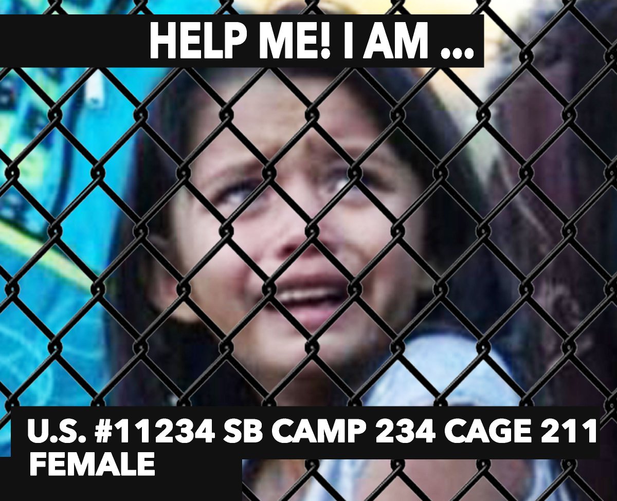 VRpeacemuseum's tweet photo. MOST AMERICANS NEVER SEE A FACE OR THE CHILD'S NUMBER, FINGERPRINTING, FACIAL SCANS ETC, AS THEY ARE THROWN INTO OUR CAMPS! WHATS YOUR NUMBER? @VRpeacemuseum https://t.co/sIGFrYYHPV