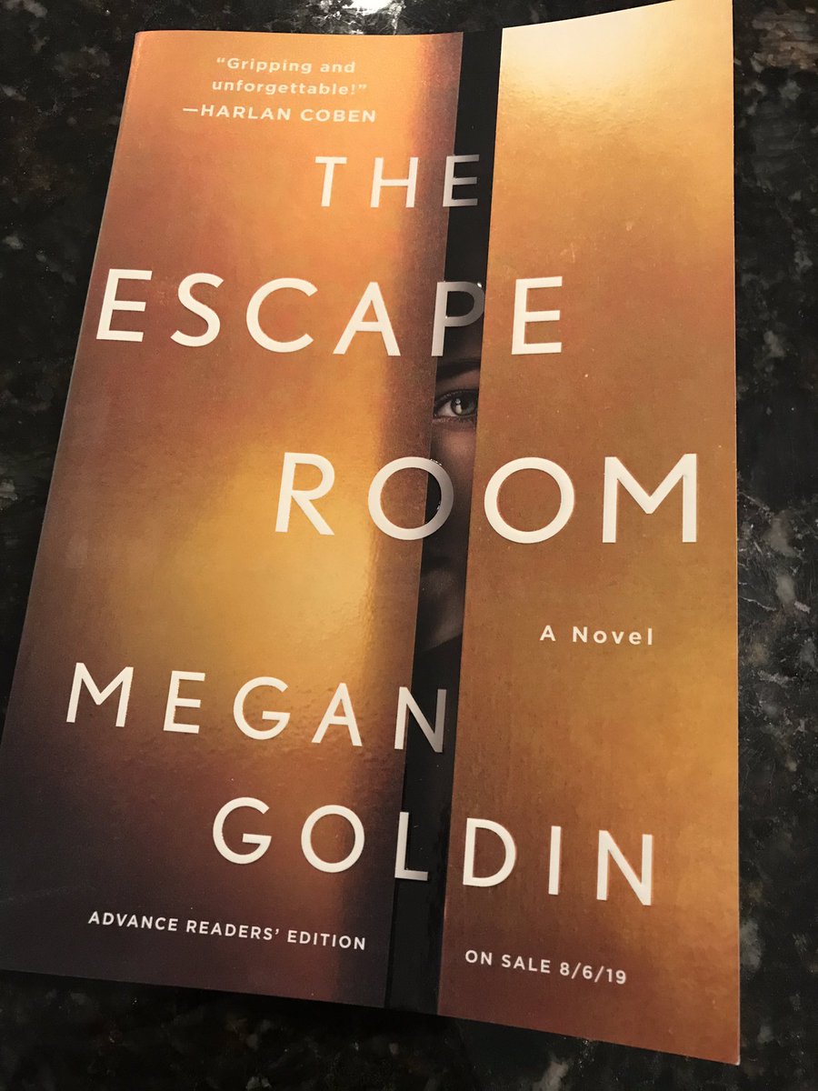 kcharba's tweet photo. So excited to receive an advanced copy of #EscapeRoomBook! Thank you @StMartinsPress https://t.co/0HnNiySW8C