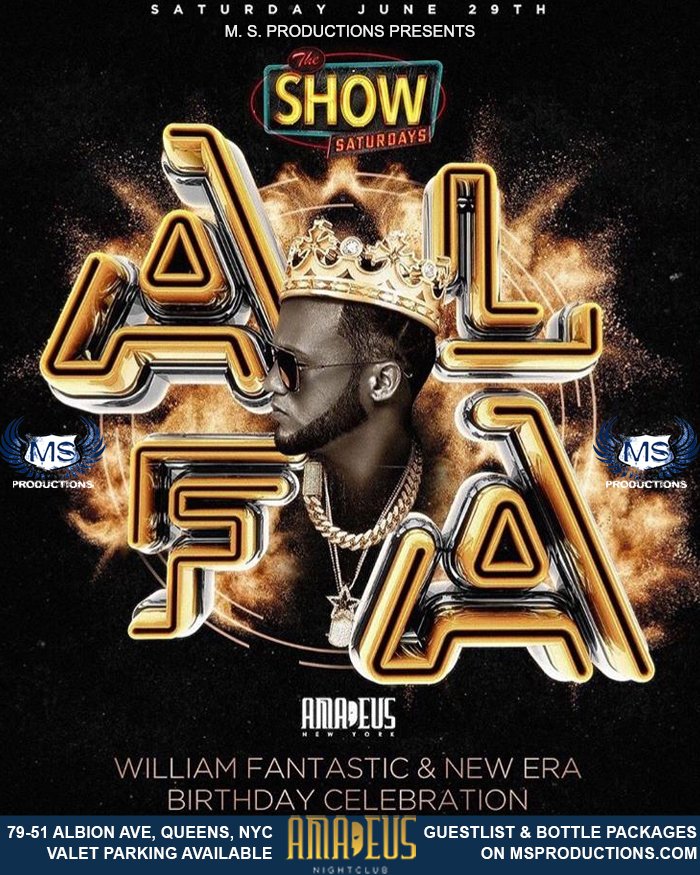 MS_Productions's tweet photo. #Saturday Night, see #ElAlfaElJefe live at Club Amadeus Queens Nightclub

Ladies free with our guestlist pass - info on our website here https://t.co/UZBKG64W2I

#MSpro #MScollective #AmadeusNightclub #NYC https://t.co/sk4Ju7ggeb