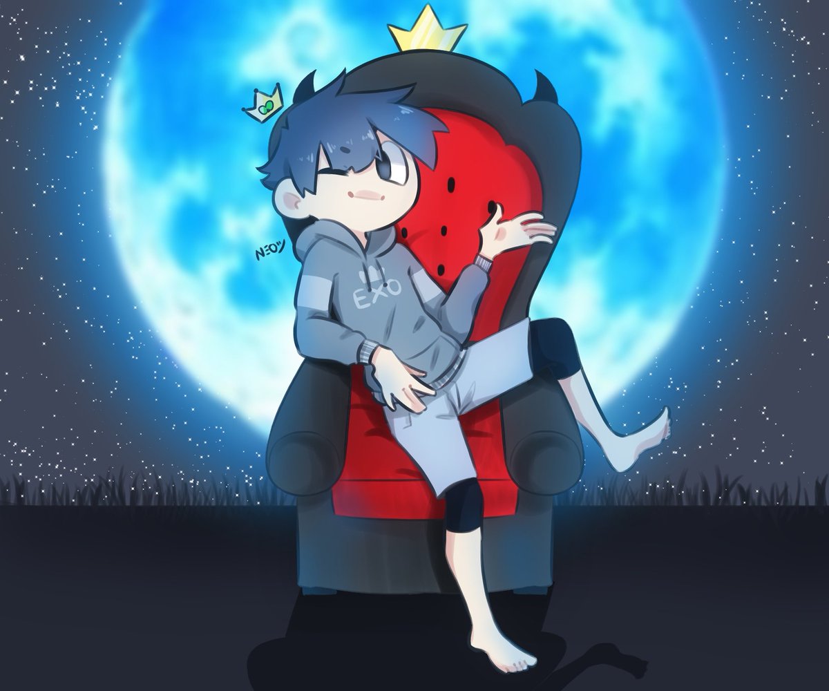 AoiTheMew's tweet photo. #Draw #drawing #Artist #art #Anime #otaku #tutorial #doodle #animeartshelp #animeart #animepic #animeboy #Neo_ #myart #digitaldraw #neo_oc #ocdrawing #ocart #digital #medibang #illustration #digitalart #space #bluefire #animestyle  #spaceboyo #moon #king #thron #crown https://t.co/635CXzRcr8