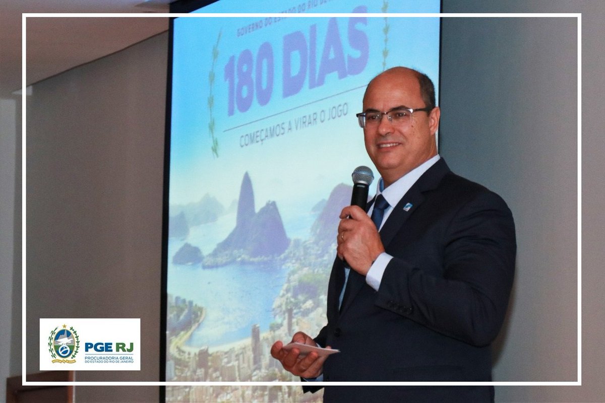 O governador do Estado, Wilson Witzel, divulgou hoje o balanço das ações realizadas nos primeiros 180 dias de gestão. O evento, realizado na sede da PGE-RJ, contou com a presença de parlamentares, empresários e representantes da sociedade civil. Confira: bit.ly/2FIepwC
