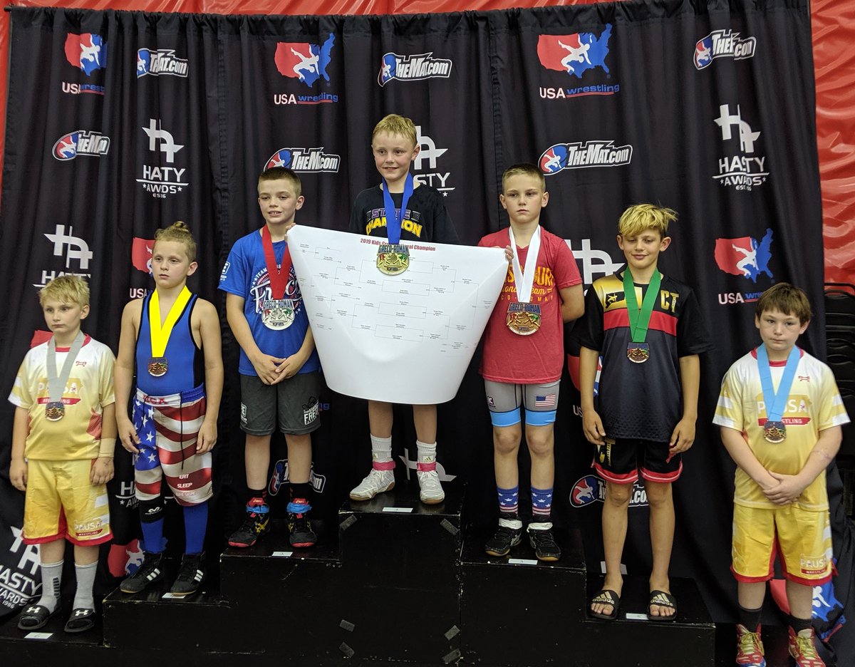 Congratulations to Owen Lexvold! Greco Kids National Champ in the 10U 93 pound division