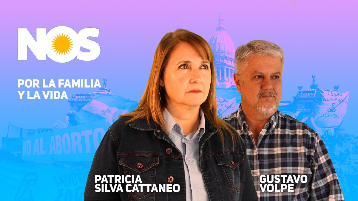 PatriCattaneo's tweet photo. He decidido aceptar la propuesta de ir como primera precandidata a Diputada Nacional en Santa Fe,  dentro del frente NOS por la familia y la vida. Necesitamos en el gobierno, representantes que rescaten los valores que construyeron e hicieron grande a la Argentina https://t.co/coDlkALH89